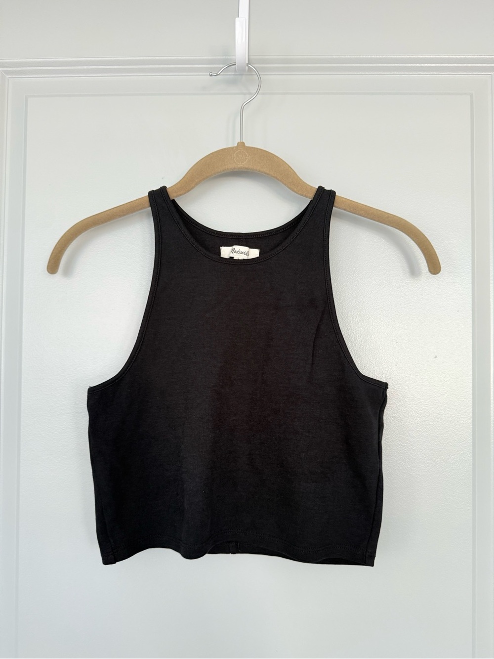Madewell Black Crop Top